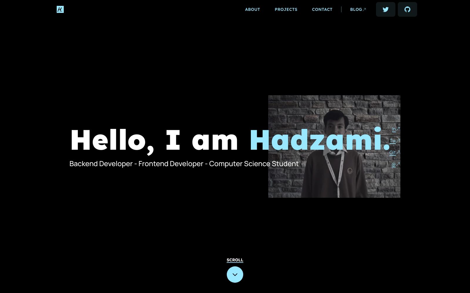 Screenshot of hadza.me at 5/20/2024
