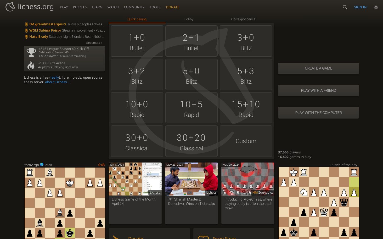 Screenshot of lichess.org at 6/2/2024