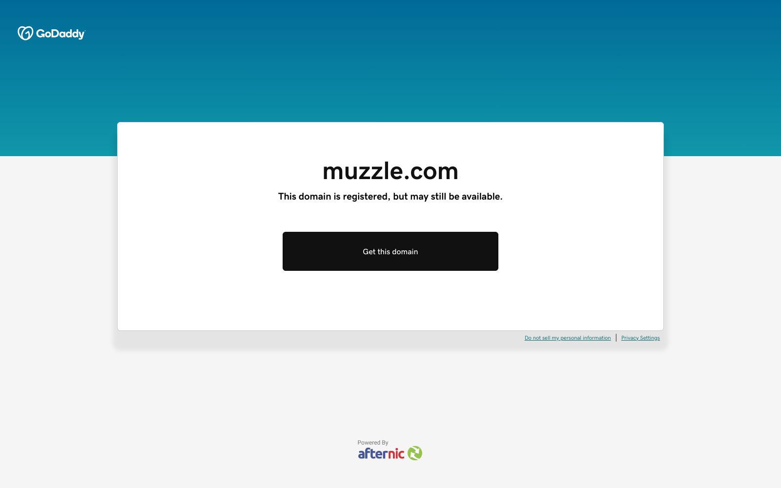 Screenshot of muzzle.com at 7/24/2024