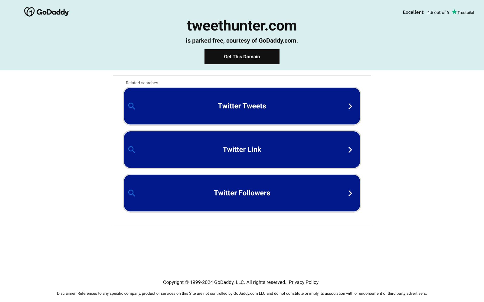 Screenshot of tweethunter.com at 9/9/2024