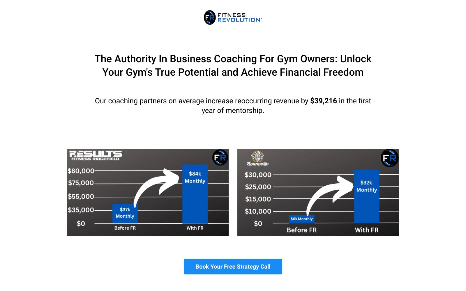 Screenshot of gymbusinessmentor.com at 9/13/2024