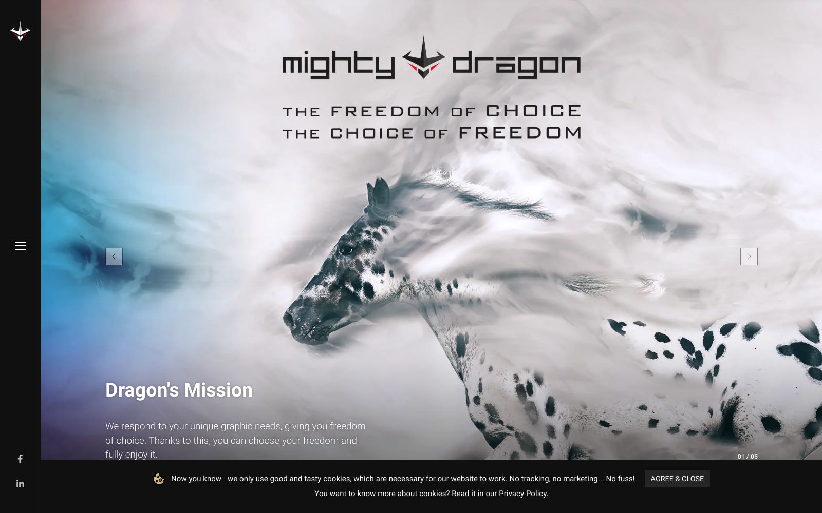 Screenshot of mightydragon.co.uk at 10/5/2024