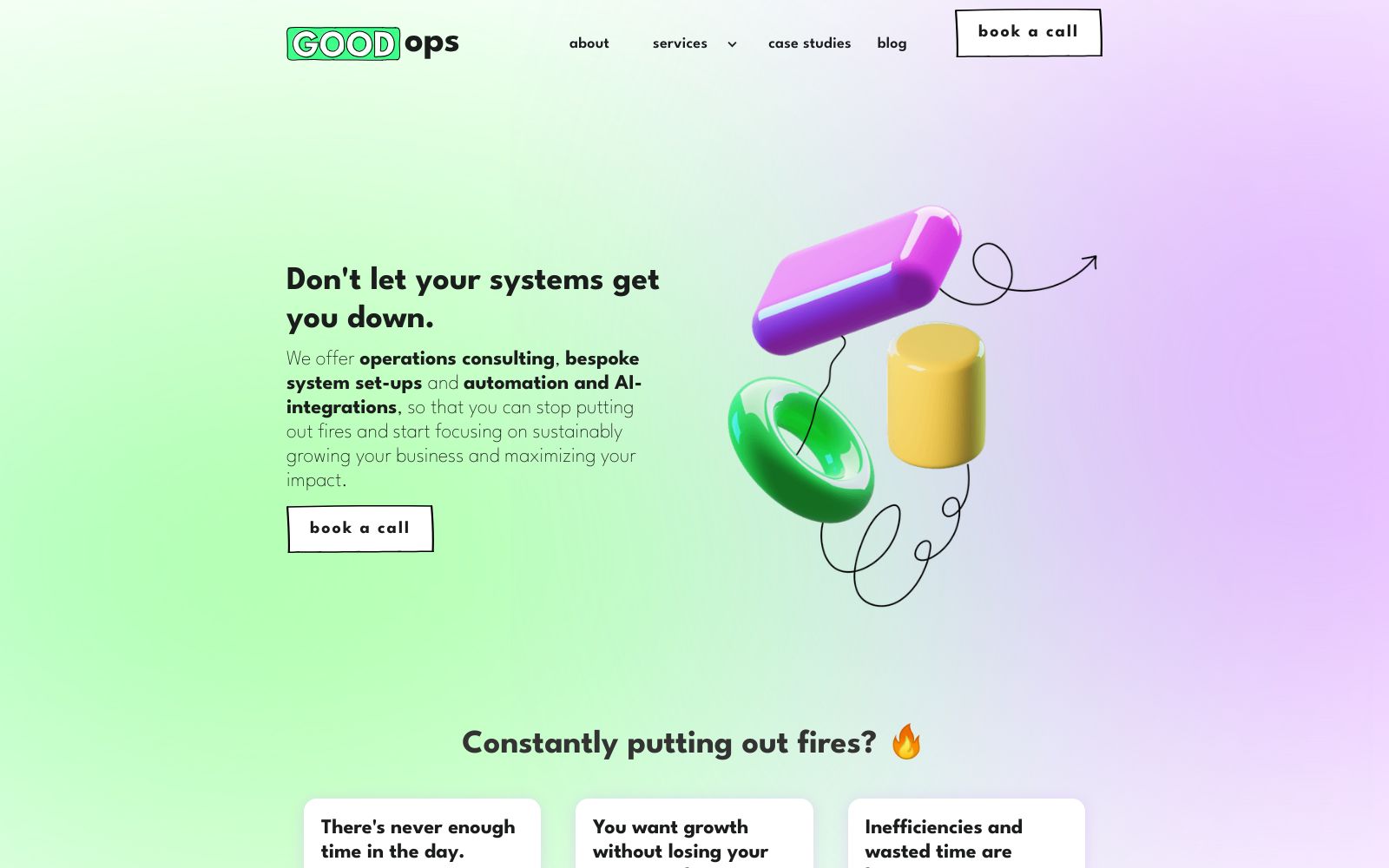 Screenshot of goodops.webflow.io at 10/11/2024