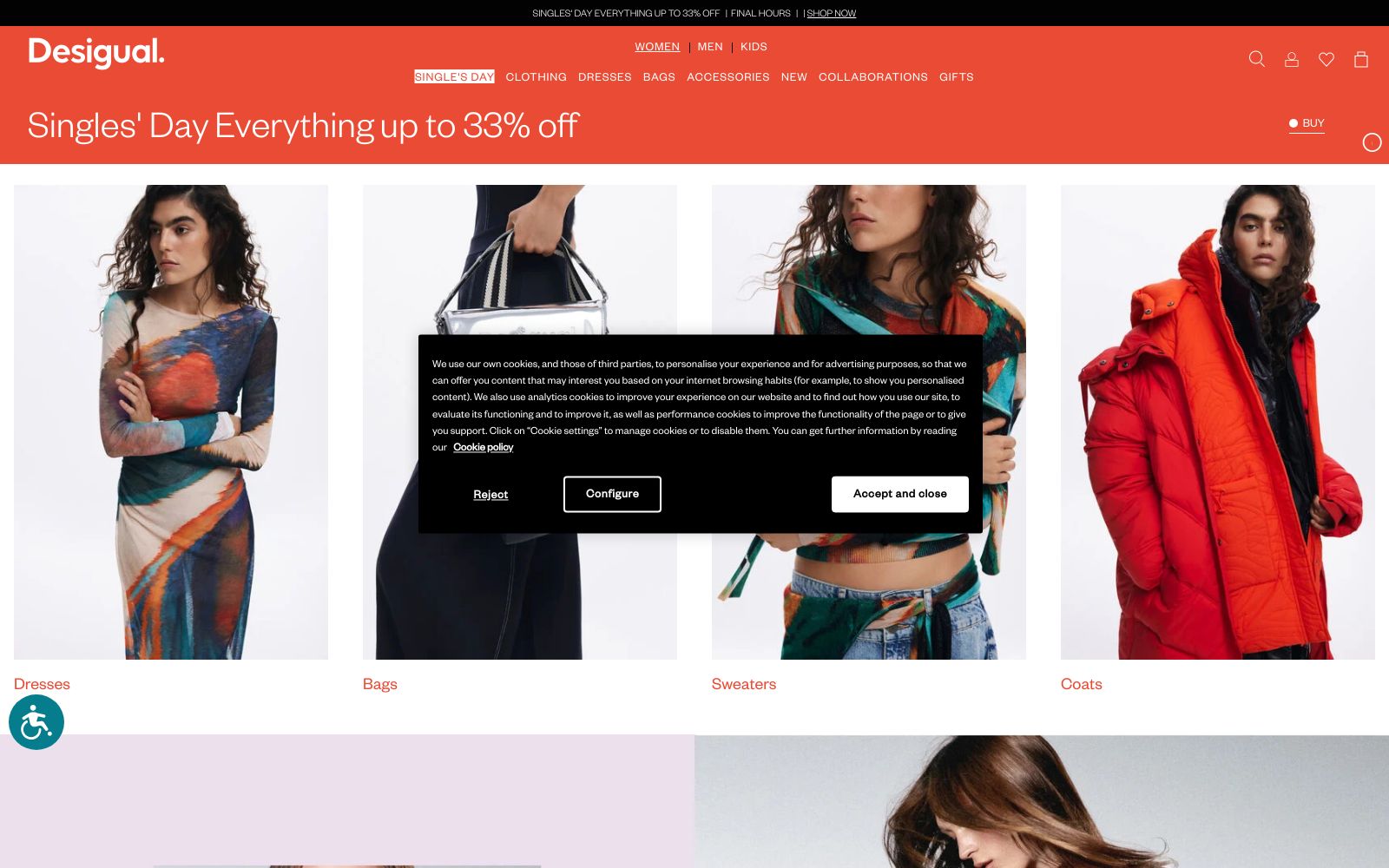 Screenshot of www.desigual.com at 11/11/2024