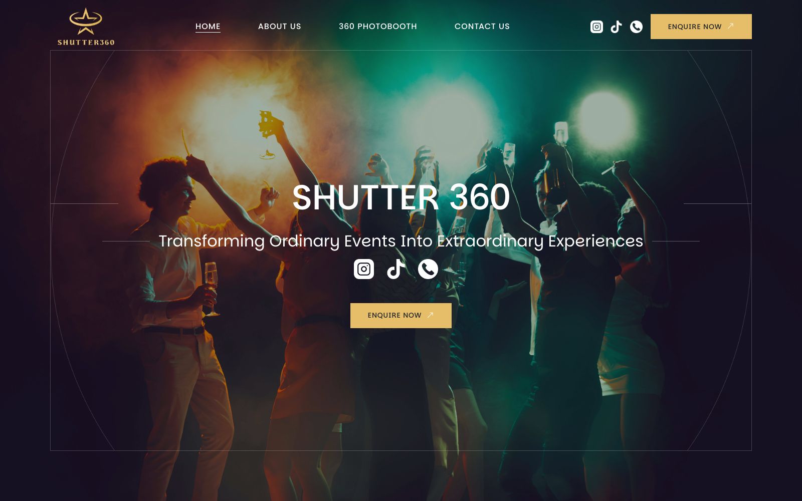 Screenshot of shutter360.com.au at 1/17/2025