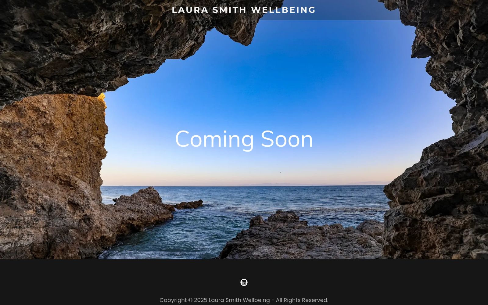 Screenshot of laurasmithwellbeing.com at 3/4/2025