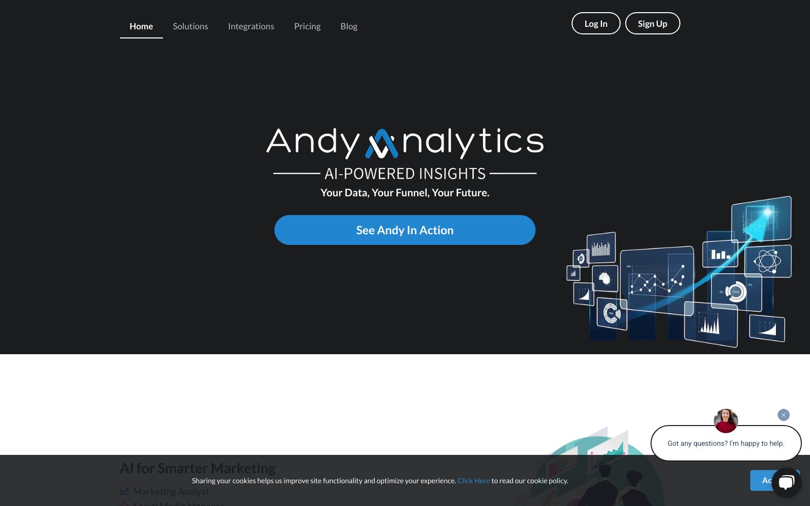Screenshot of andyanalytics.ai at 5/2/2025