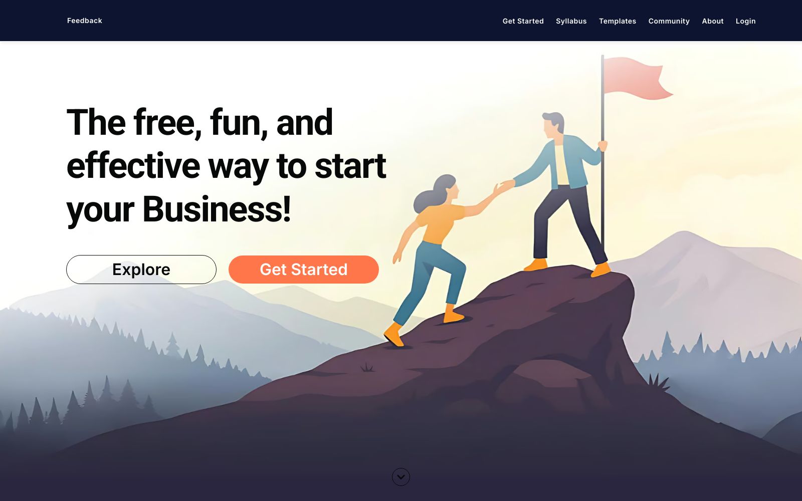Screenshot of founders-blueprint.com at 5/8/2025