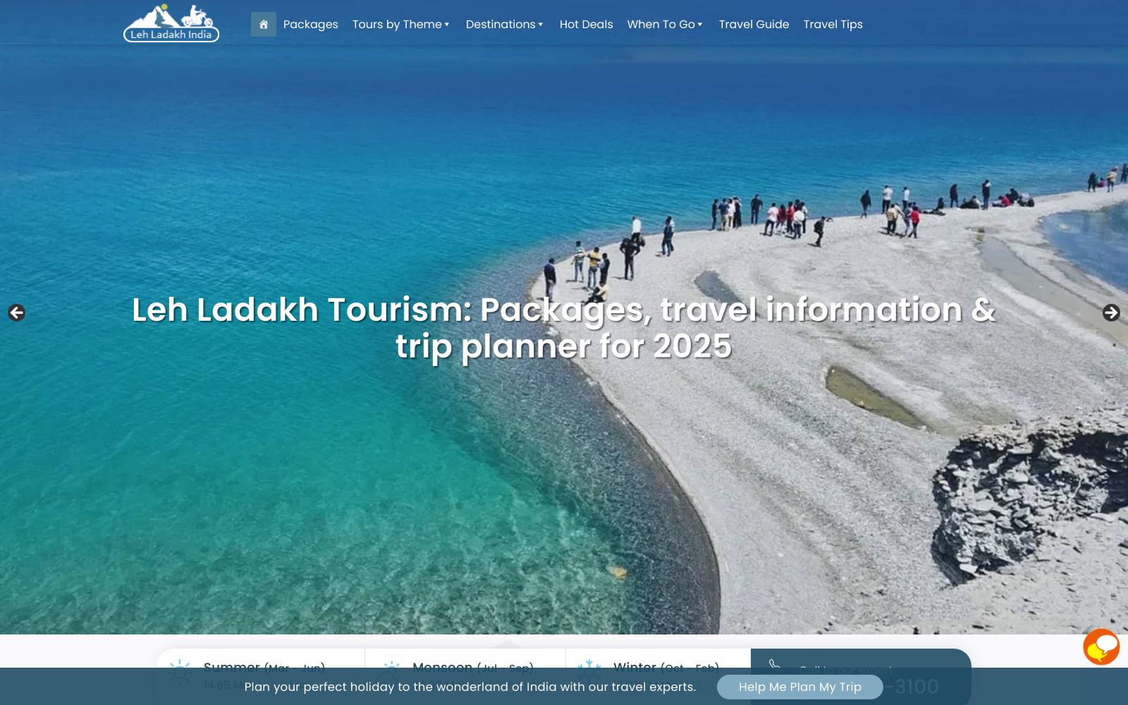 Screenshot of www.lehladakhindia.com at 5/20/2025