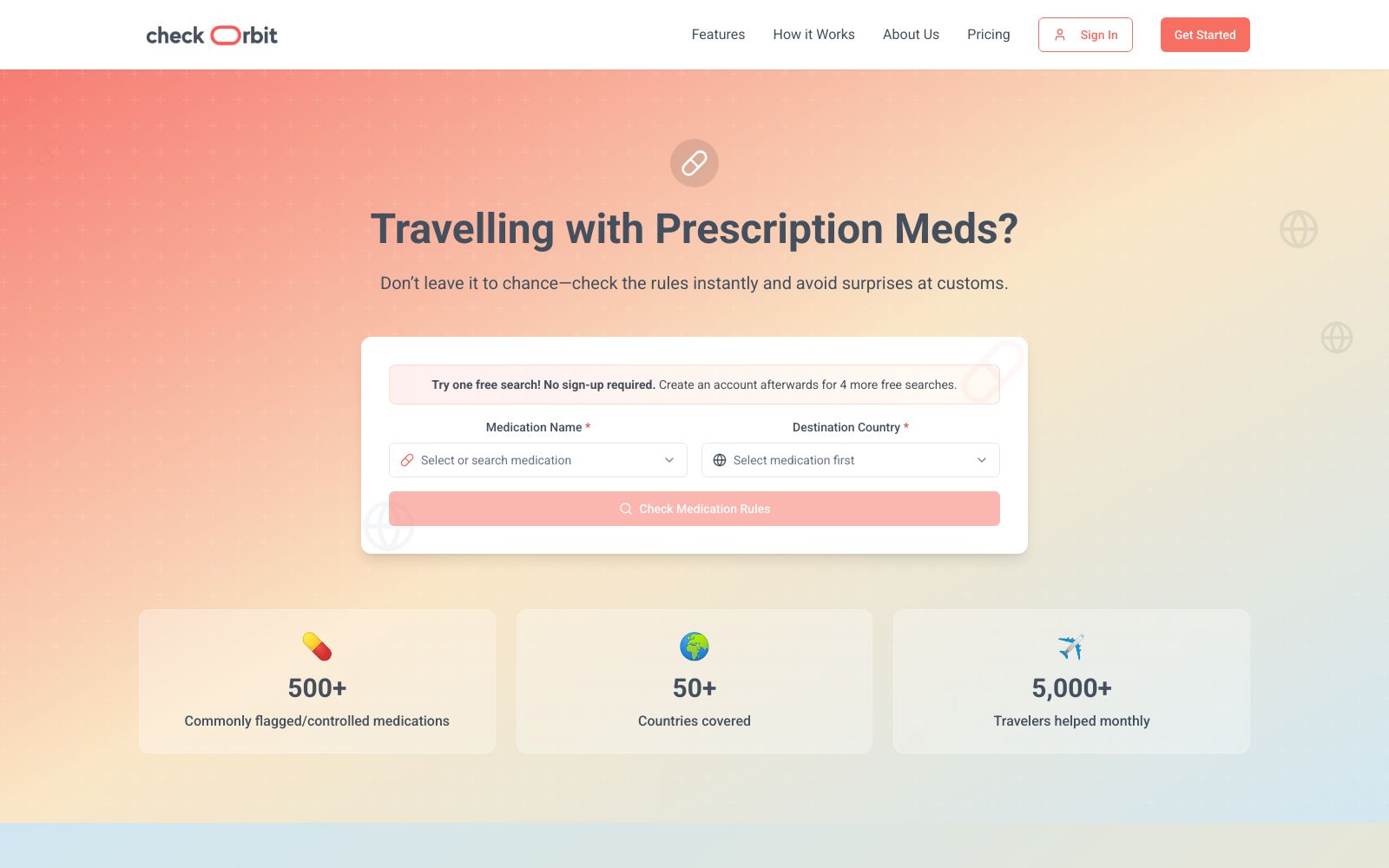 Screenshot of checkorbit.com at 6/3/2025