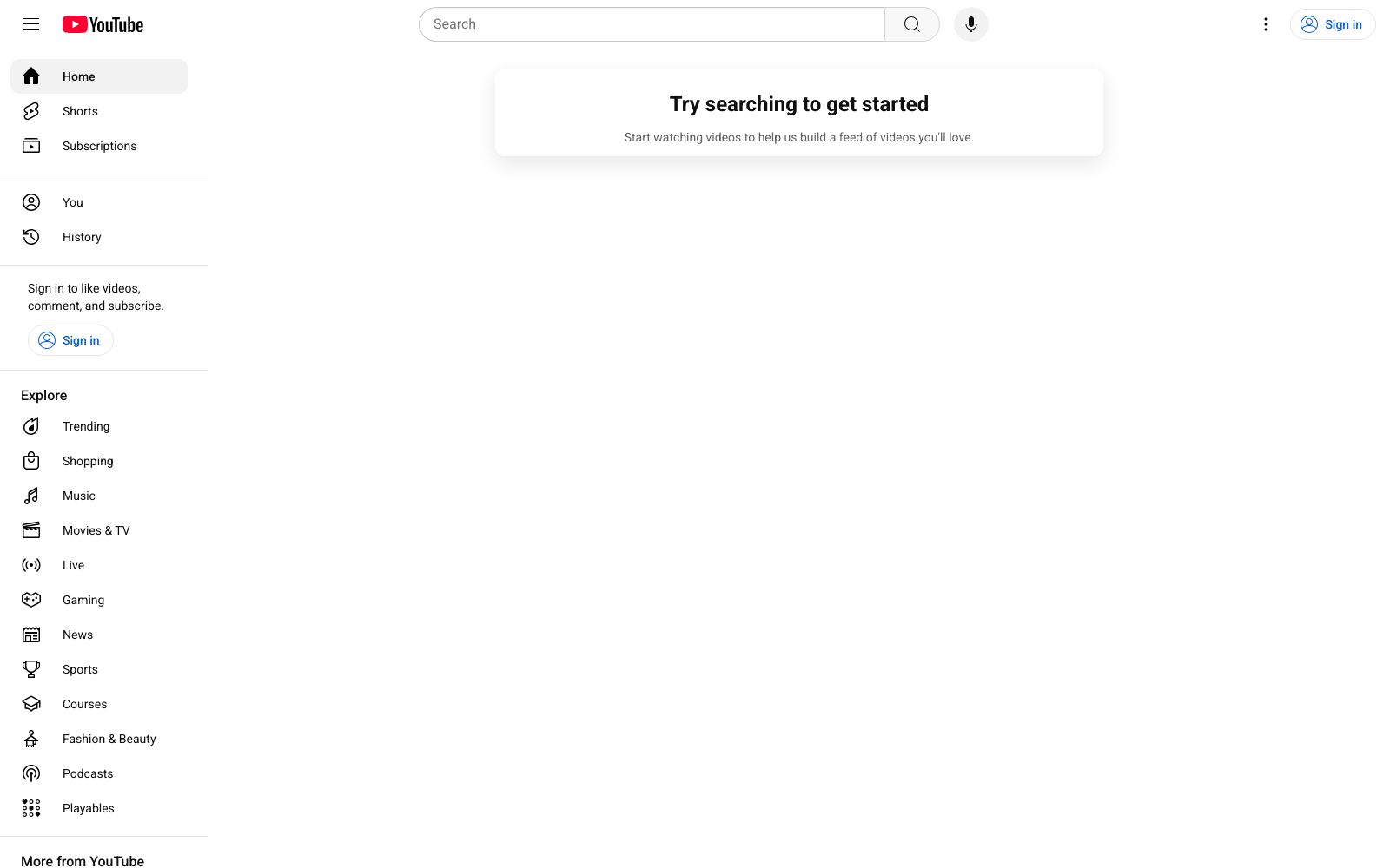 Screenshot of youtube.com at 6/20/2025