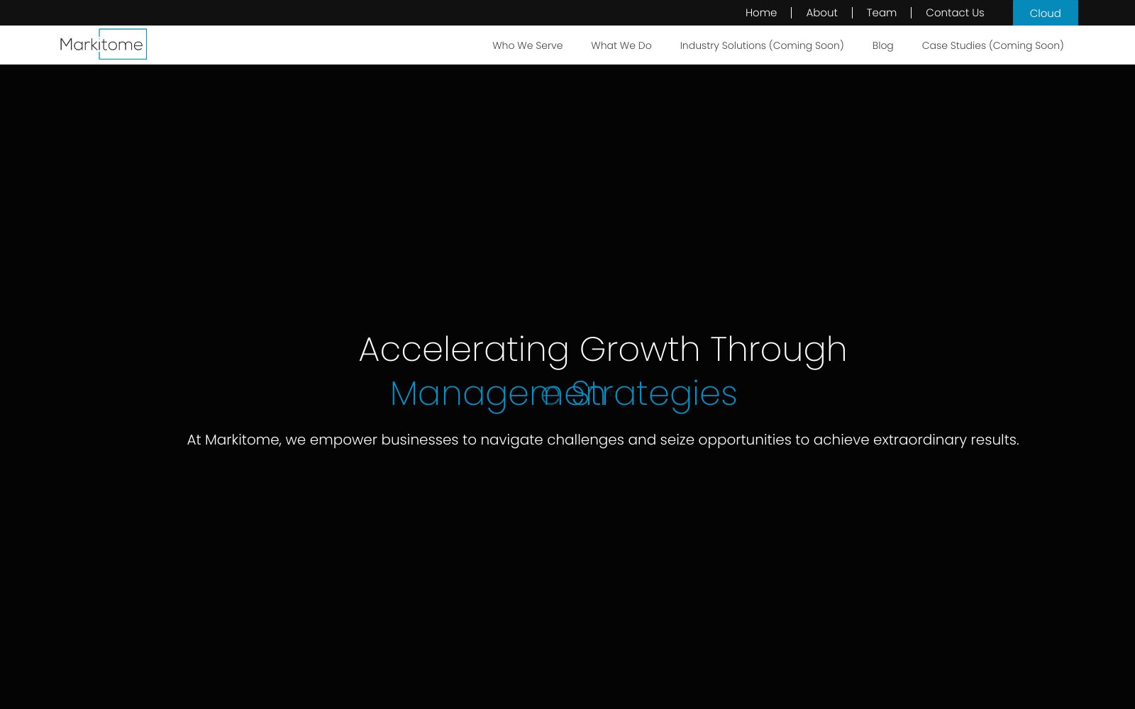 Screenshot of markitome.com at 6/20/2025