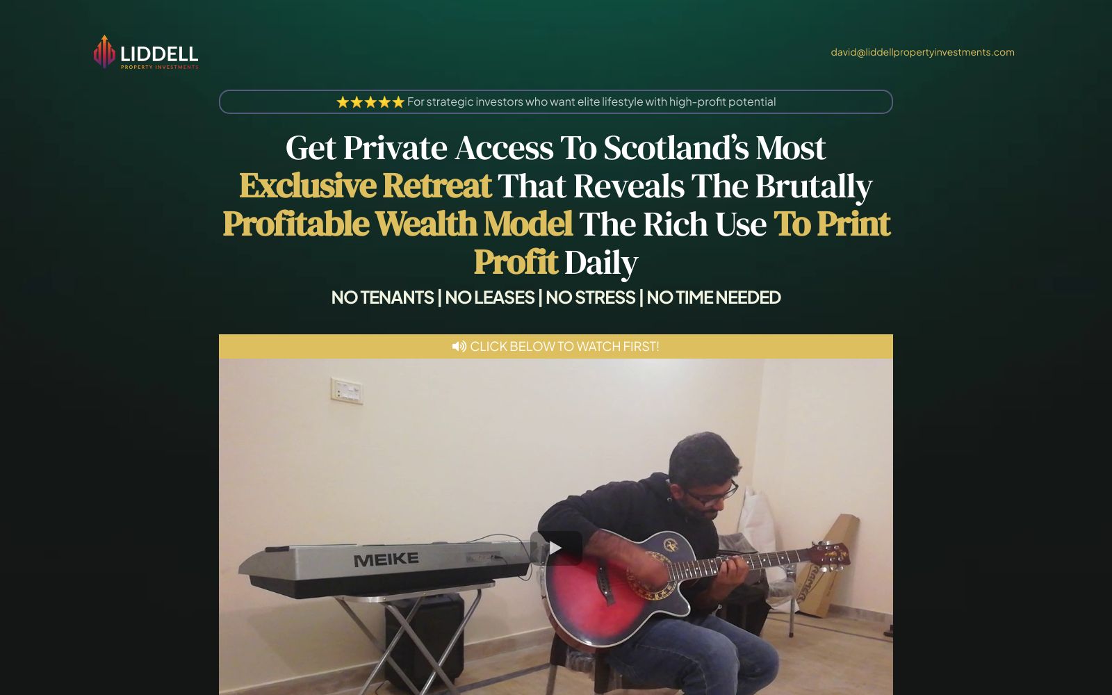 Screenshot of events.liddellpropertyinvestments.com at 7/14/2025