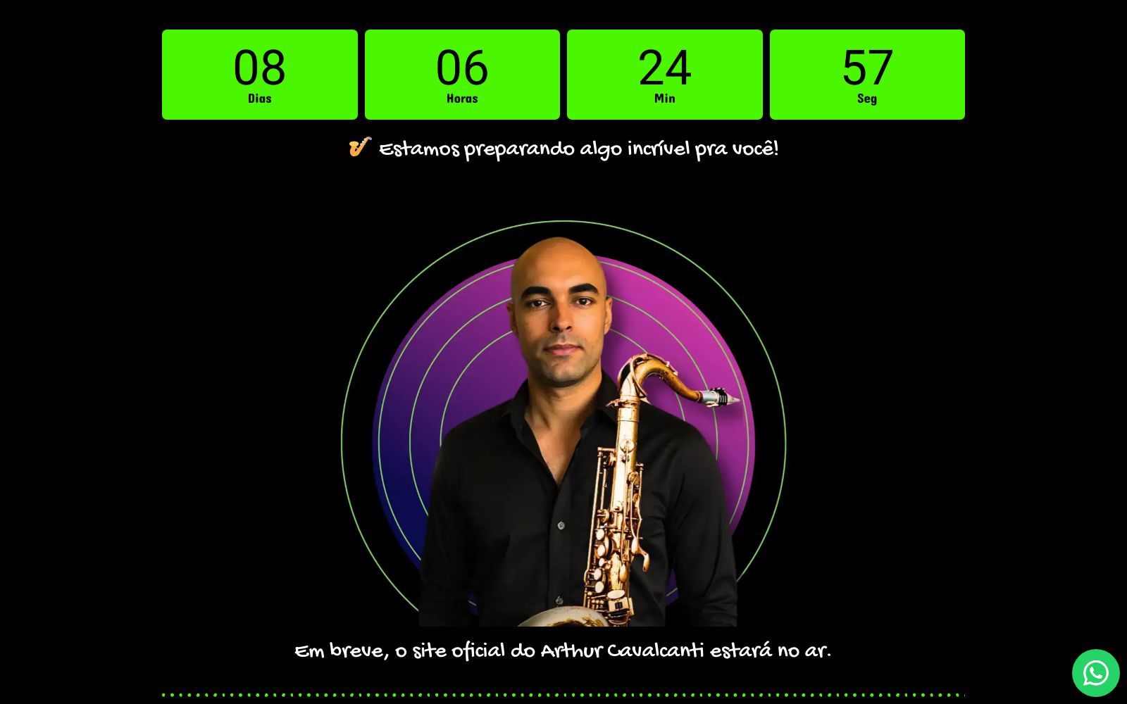 Screenshot of arthurcavalcanti.com.br at 7/17/2025