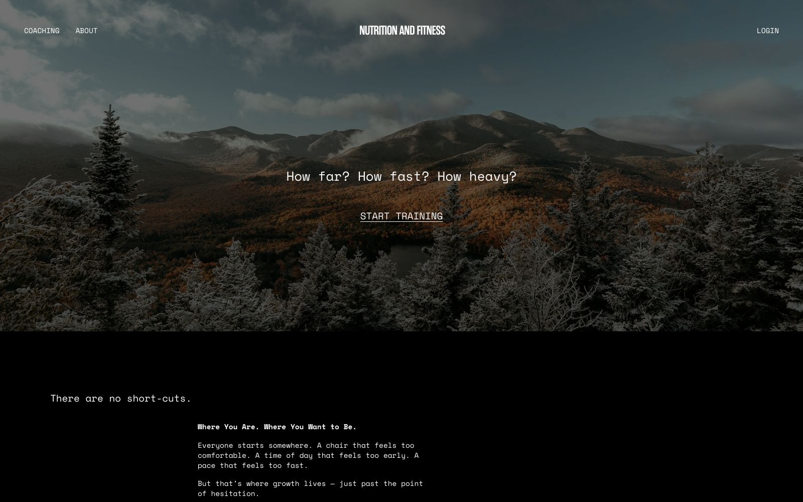 Screenshot of lastmile.fit at 7/27/2025