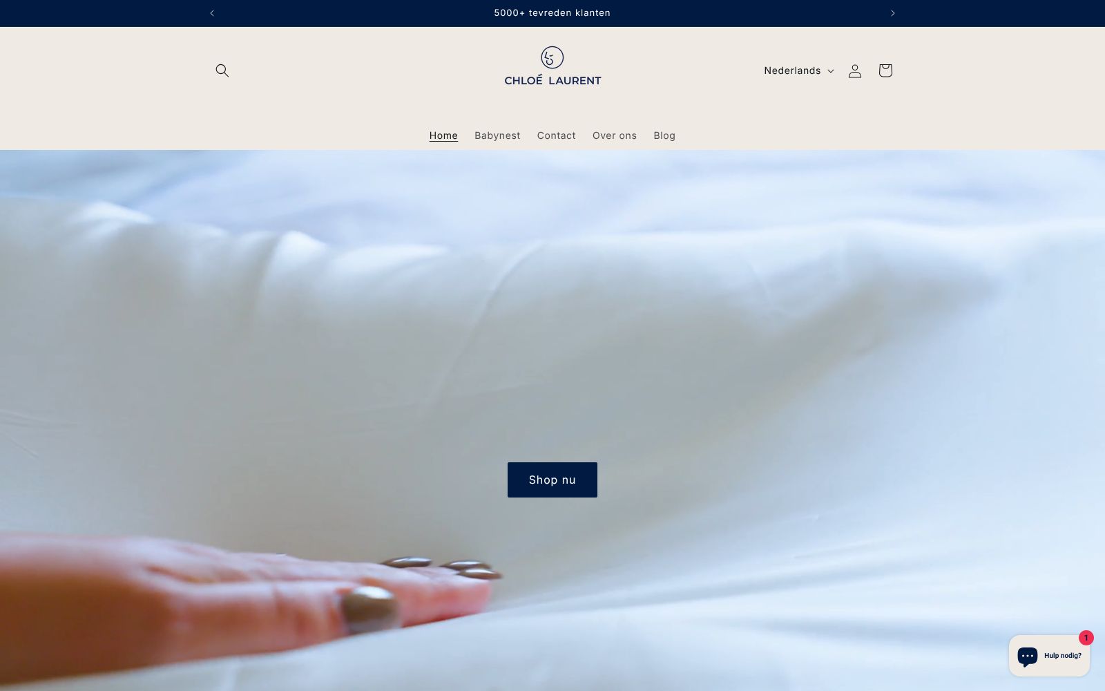 Screenshot of www.chloelaurent.com at 10/1/2025