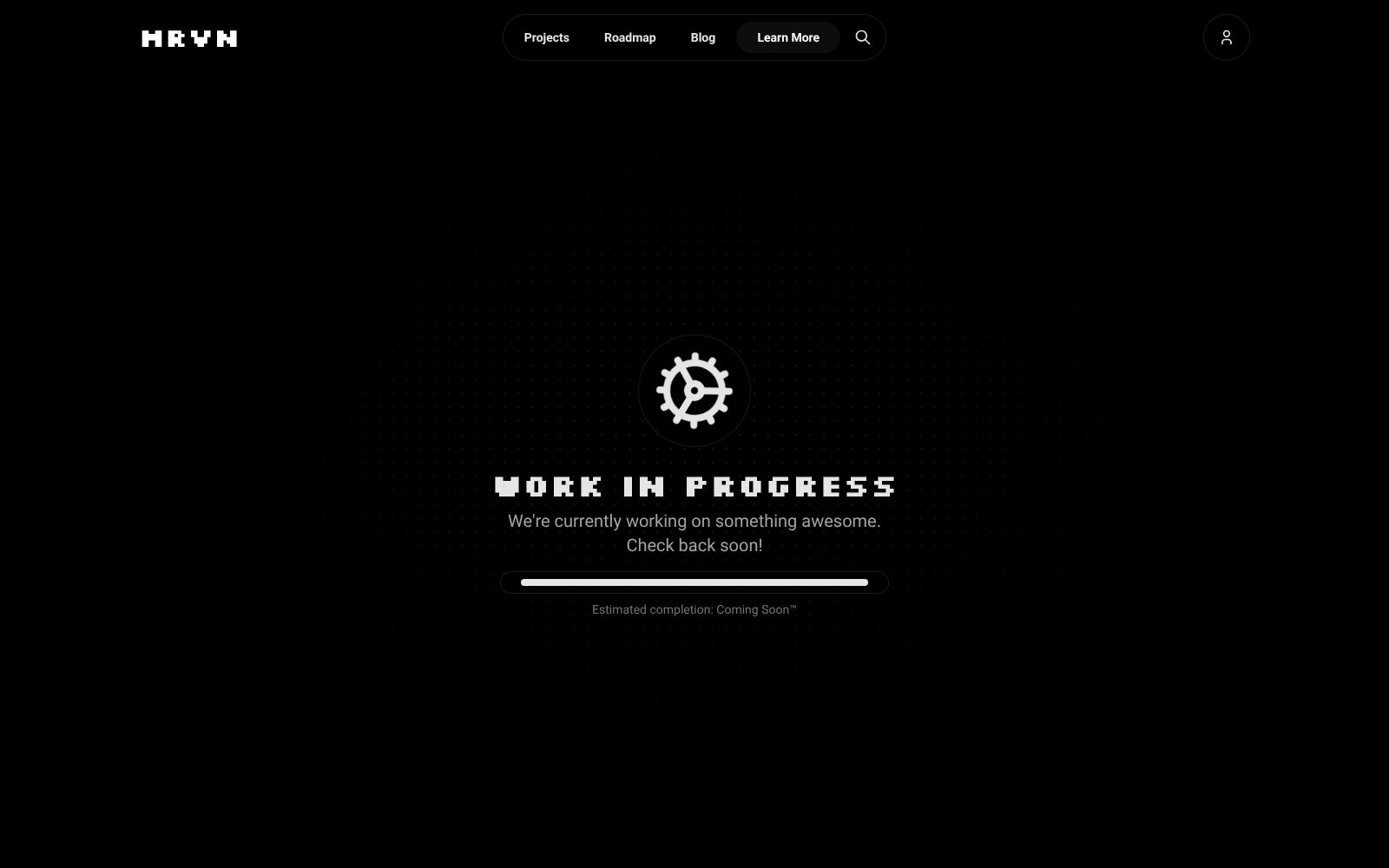 Screenshot of mrvn.me at 10/31/2025