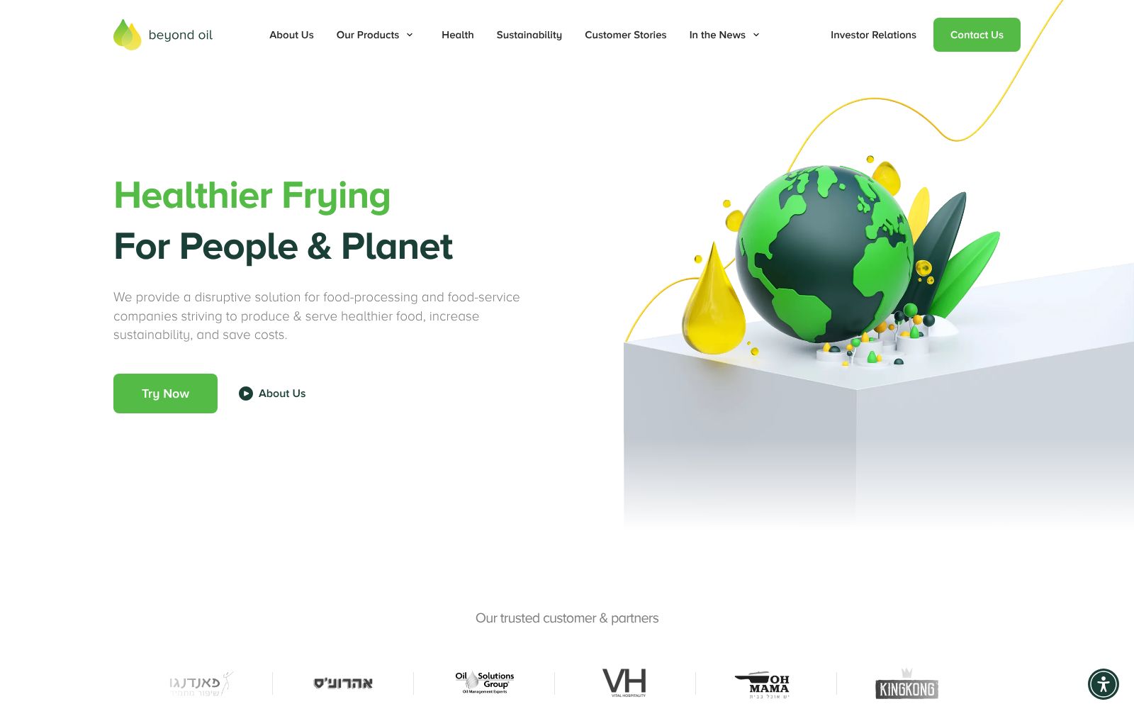 Screenshot of www.beyondoil.co at 11/8/2025