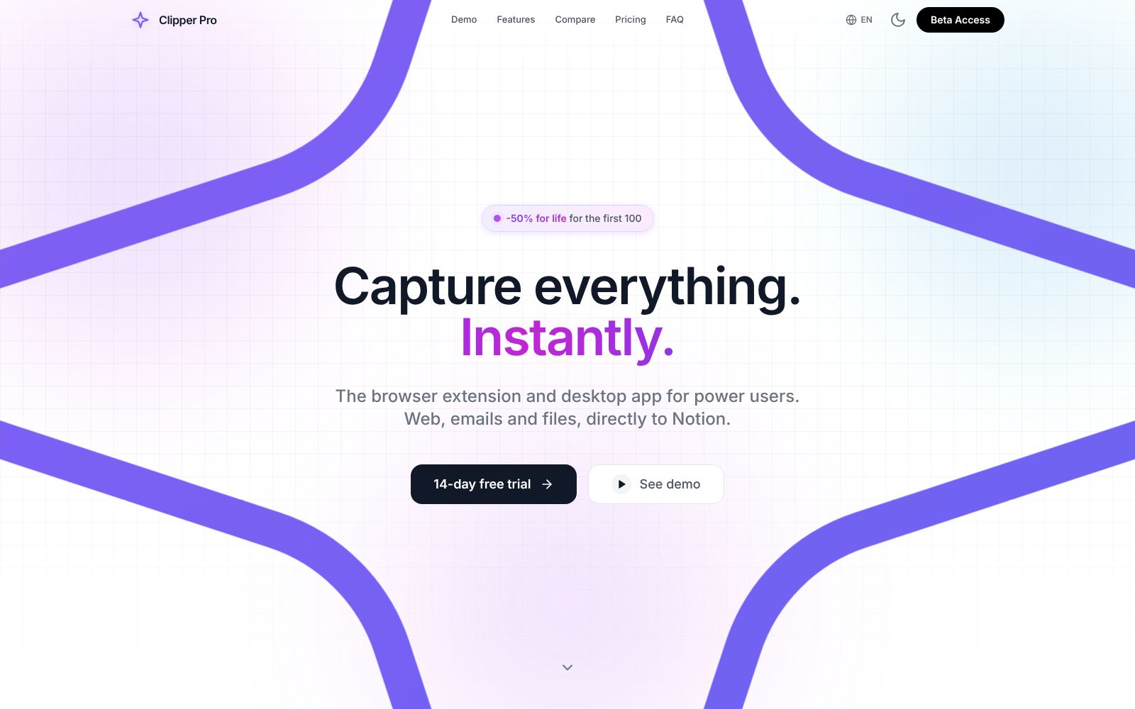 Screenshot of clipperpro.app at 12/23/2025