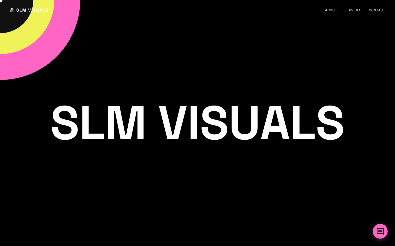 Screenshot of slmvisuals.neocities.org at 1/10/2026