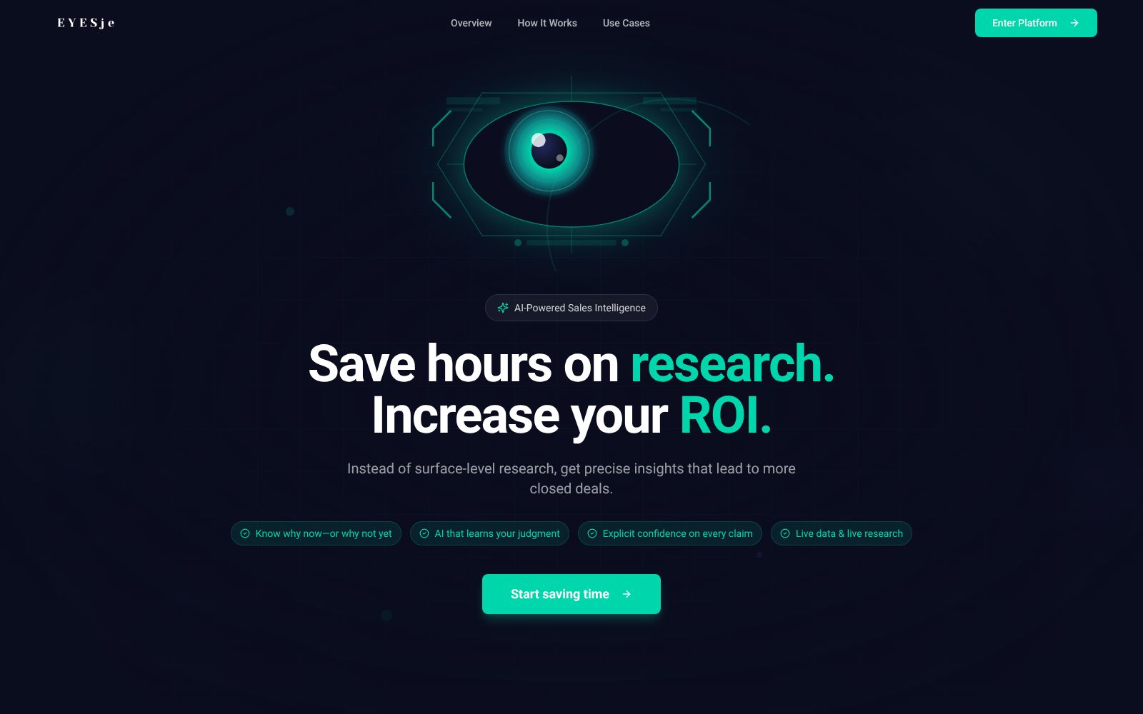 Screenshot of eyesje.com at 1/11/2026