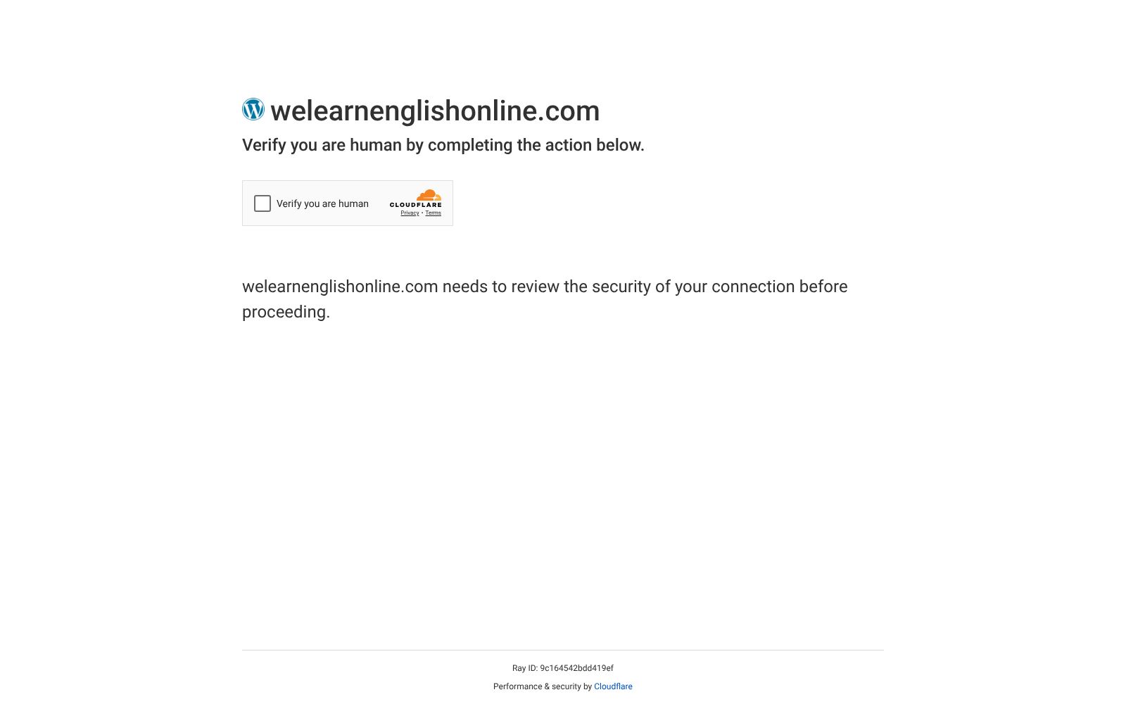 Screenshot of welearnenglishonline.com at 1/21/2026