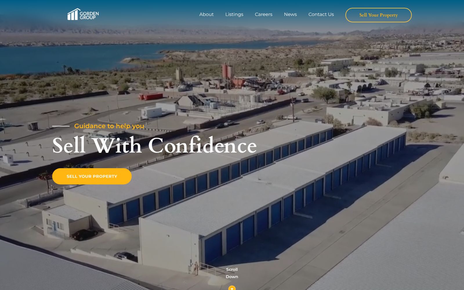 Screenshot of www.gorden-group.com at 1/29/2026
