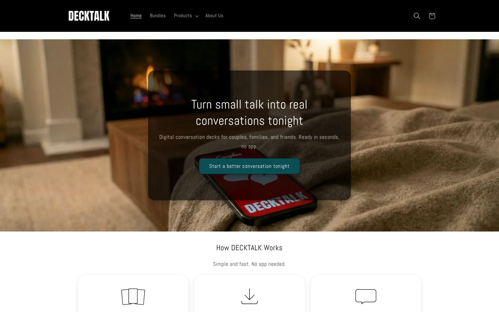 Screenshot of deck-talk.com at 2/19/2026