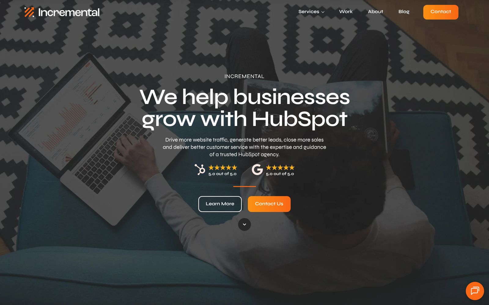 Screenshot of weareincremental.com at 2/20/2026