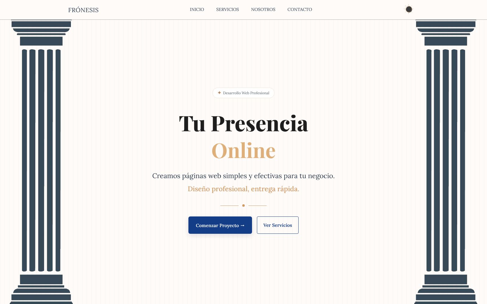 Screenshot of fronesis.netlify.app at 3/2/2026