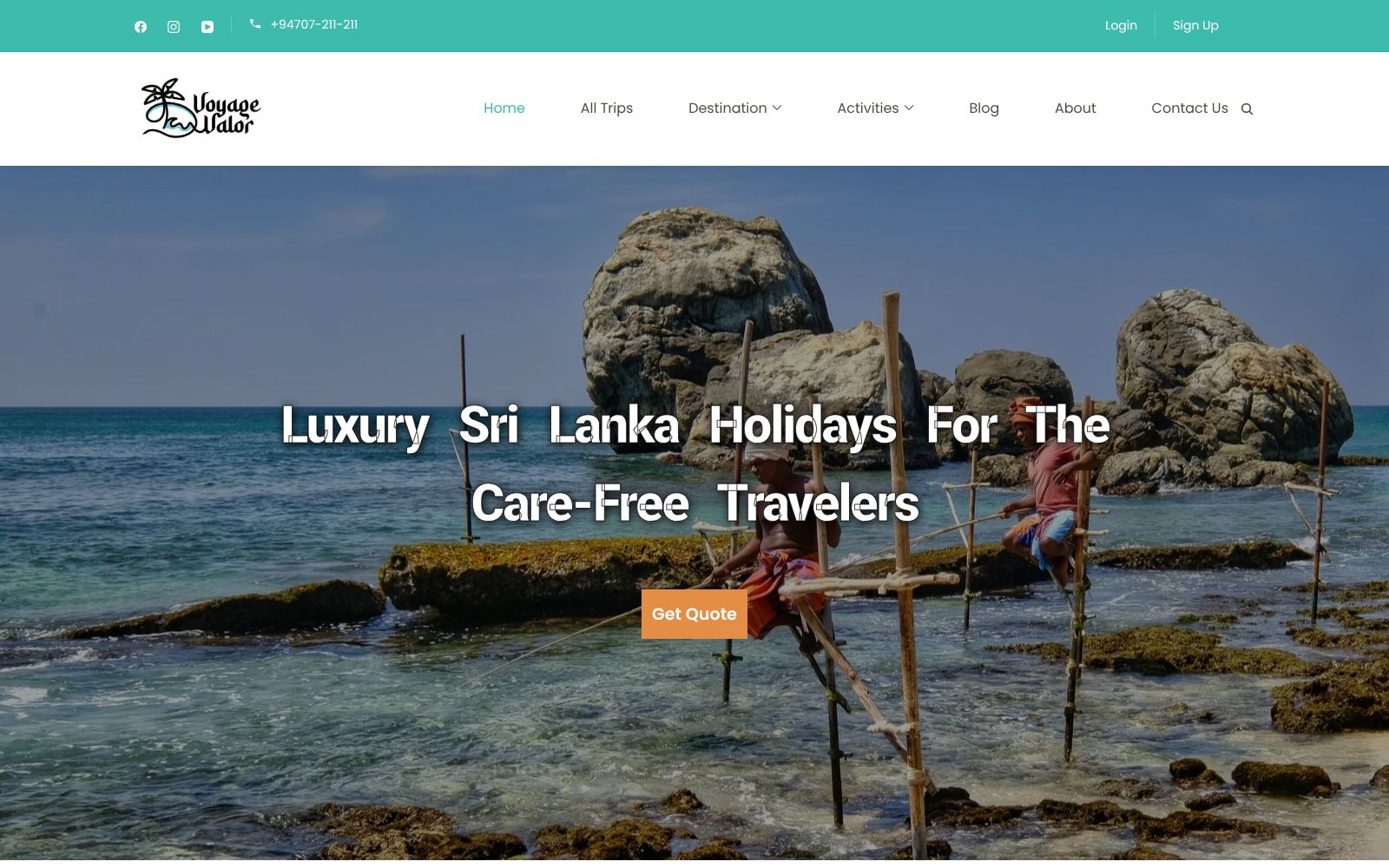 Screenshot of voyagevalor.com at 3/31/2026